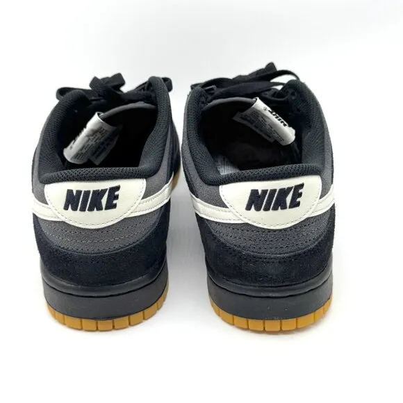 Nike Mens Dunk Low Retro Black Pale Ivory Gum Shoes Sz 10.5 NEW HQ1931-001