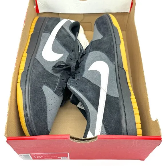 Nike Mens Dunk Low Retro Black Pale Ivory Gum Shoes Sz 10.5 NEW HQ1931-001
