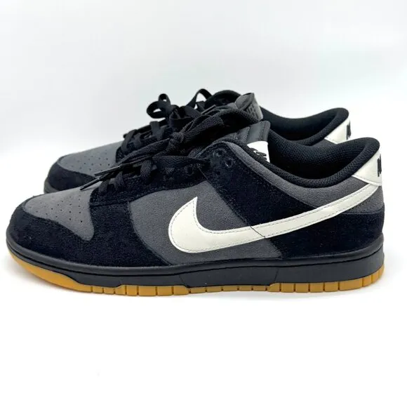 Nike Mens Dunk Low Retro Black Pale Ivory Gum Shoes Sz 10.5 NEW HQ1931-001
