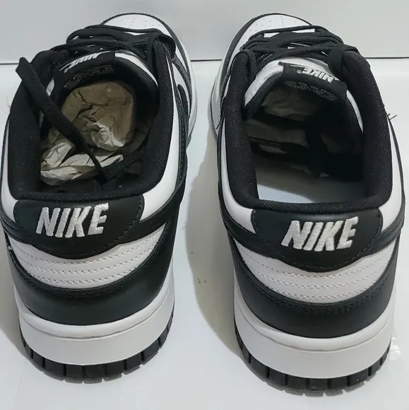 Nike Men's Dunk Low Retro Panda Shoes Sneakers Black White