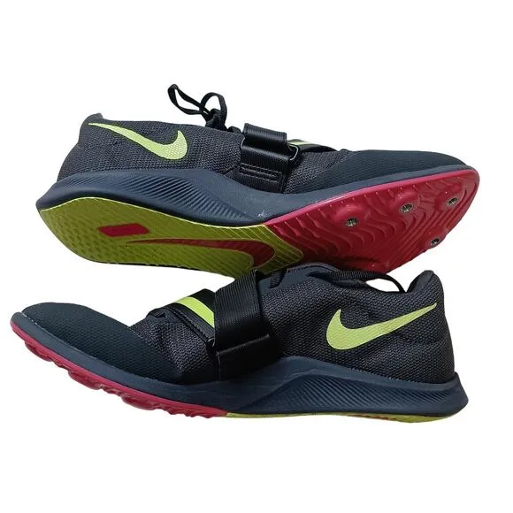 Nike men's Rival Jump Track &amp; Field Spikes Shoes DR2756-002 Size 8