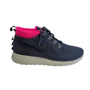 NIKE Mens Roshe Running Shoe Sneakerboot Suede Blue/Pink/Yellow Size 11