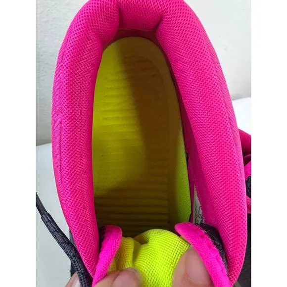 NIKE Mens Roshe Running Shoe Sneakerboot Suede Blue/Pink/Yellow Size 11