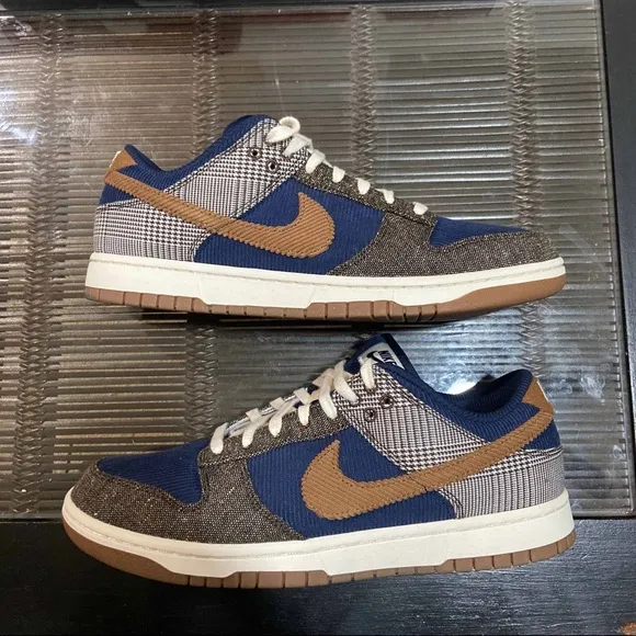 Nike Men's TWEED DUNK SNEAKERS SHOES