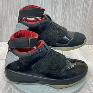 Nike Mens Air Jordan 20 Retro 2015 Stealth Black Red Shoes 310455-002 Sz 9.5