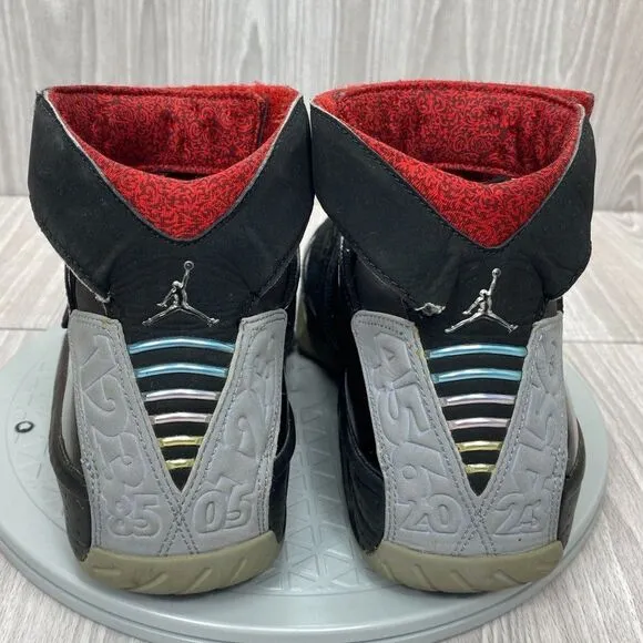 Nike Mens Air Jordan 20 Retro 2015 Stealth Black Red Shoes 310455-002 Sz 9.5