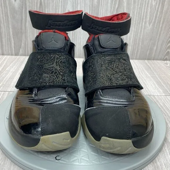 Nike Mens Air Jordan 20 Retro 2015 Stealth Black Red Shoes 310455-002 Sz 9.5