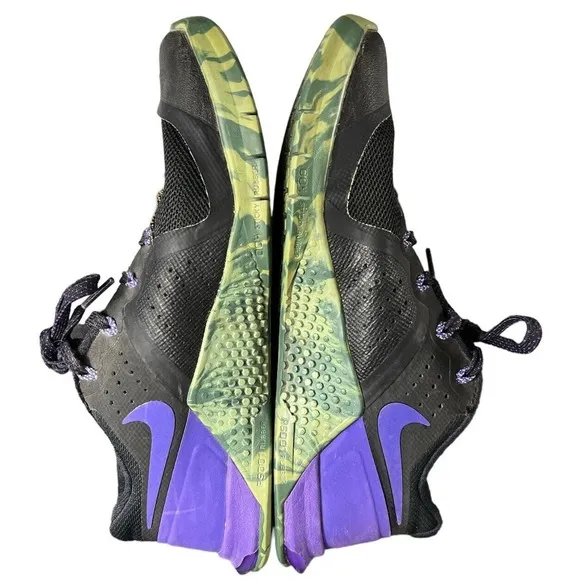 Nike Metcon 2 Black Purple Hasta Men Sneakers Size‎ 6 Training Shoes