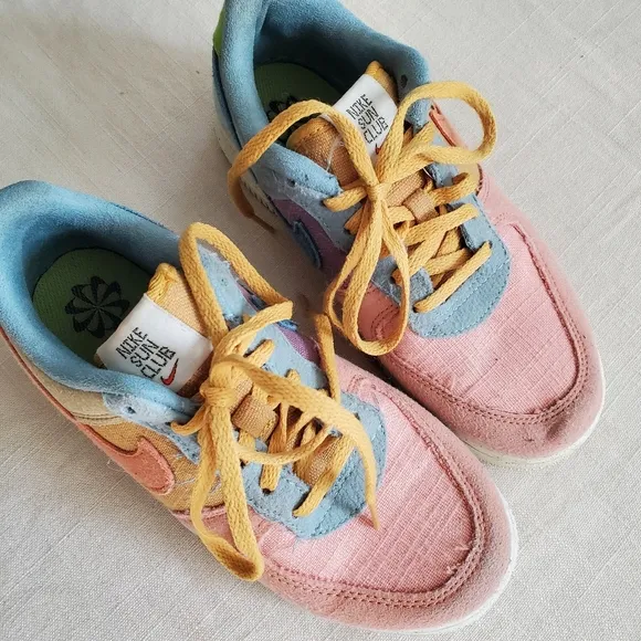 Nike Multicolor Suede Sneakers sunset club kids 2 air force ones