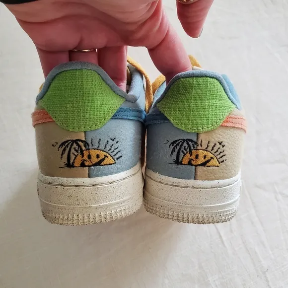 Nike Multicolor Suede Sneakers sunset club kids 2 air force ones
