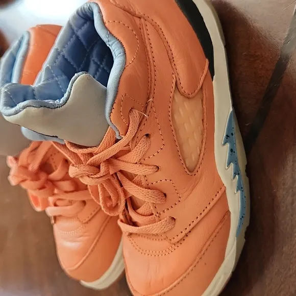 Nike Orange and Blue Sneakers Air Jordan 5 Retro - DJ Khaled