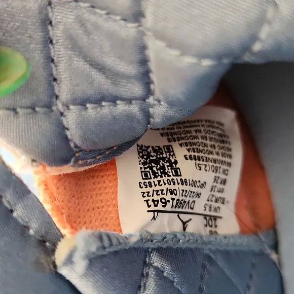 Nike Orange and Blue Sneakers Air Jordan 5 Retro - DJ Khaled