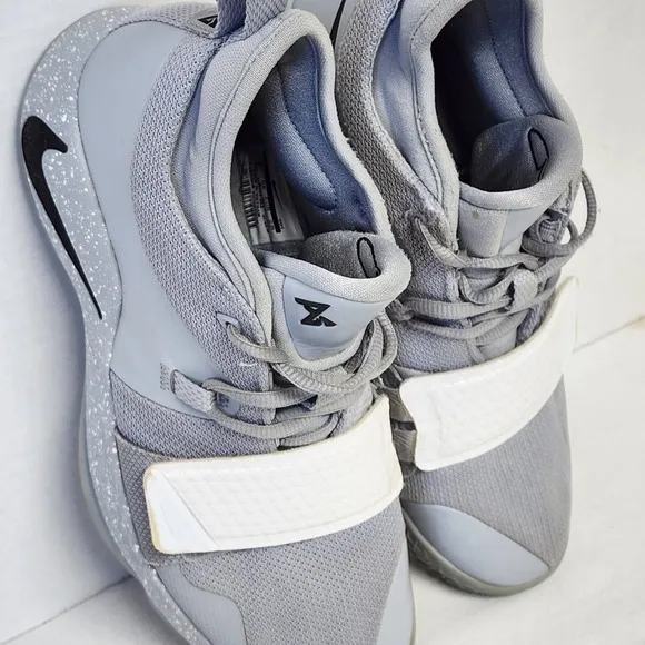 Nike PG 2.5 TB Grey White Paul George Basketball BQ8454-002 Men Size 9