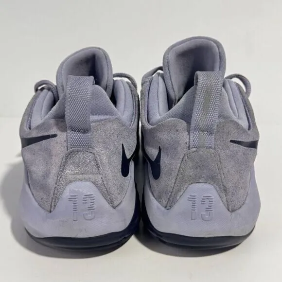 NIKE PG &quot;PAUL GEORGE&quot; SIZE 6.5 YOUTH SAME AS WOMAN SIZE 8.0 GLACIER grey blue