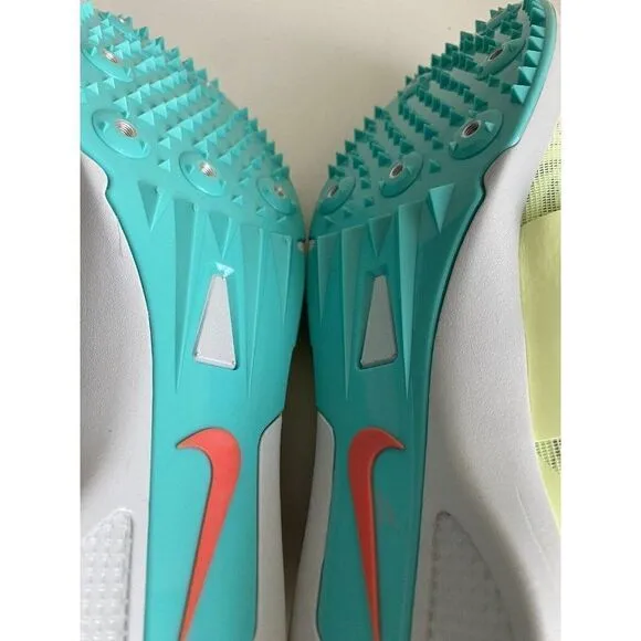 Nike Pole Vault Elite Mens Track &amp; Field Spikes Volt Orange AA1204-700 Men’s 13
