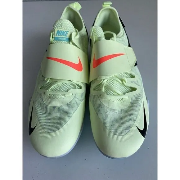 Nike Pole Vault Elite Mens Track &amp; Field Spikes Volt Orange AA1204-700 Men’s 13