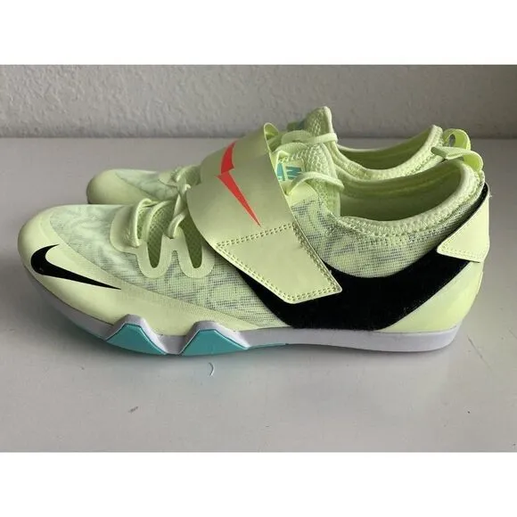 Nike Pole Vault Elite Mens Track &amp; Field Spikes Volt Orange AA1204-700 Men’s 13
