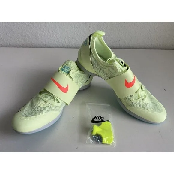 Nike Pole Vault Elite Mens Track &amp; Field Spikes Volt Orange AA1204-700 Men’s 13