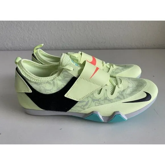Nike Pole Vault Elite Mens Track &amp; Field Spikes Volt Orange AA1204-700 Men’s 13