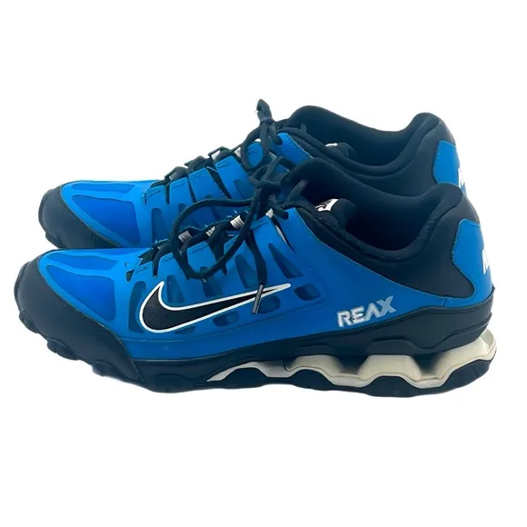 Nike Reax 8 TR Mesh Blue Cross Training Shoes Active Gym Sneakers MENS SIZE 10.5