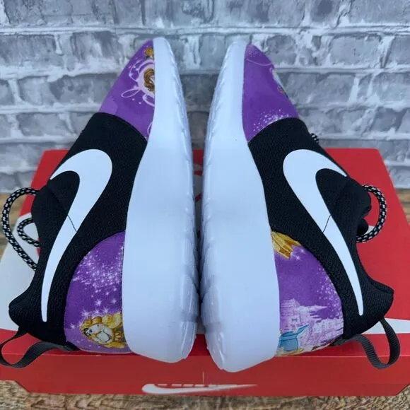 Nike Roshe One Black Beauty &amp; the Beast Custom 544994-002 Womens‎ Size 10 New