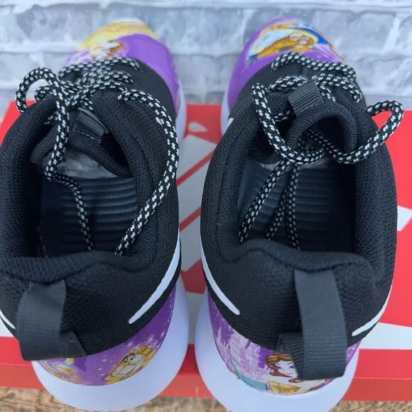 Nike Roshe One Black Beauty &amp; the Beast Custom 544994-002 Womens‎ Size 10 New