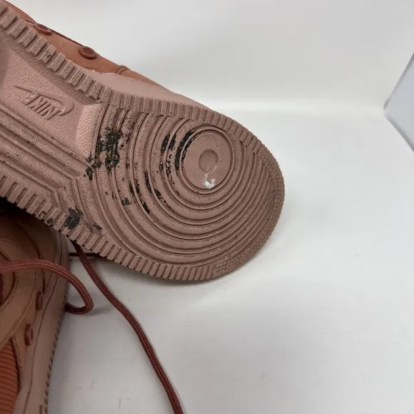 Nike SF Air Force 1 Boot Shoes Men Size 9 Womens 11 (864024-204) Dusty Peach
