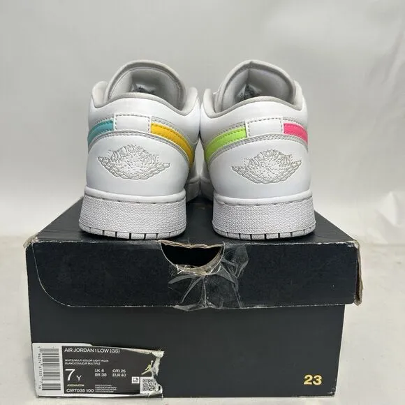 Nike Shoes Air Jordan 1 Low Retro GS “Neon Swooshes” 2024