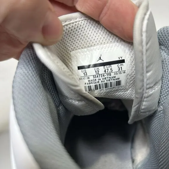 Nike Shoes Air Jordan 1 Mid Retro “White Cement” 2024