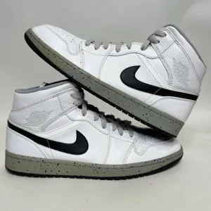 Nike Shoes Air Jordan 1 Mid Retro “White Cement” 2024