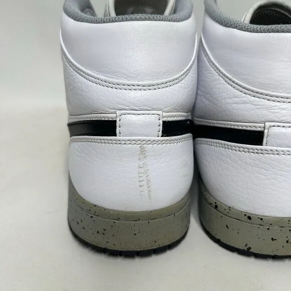 Nike Shoes Air Jordan 1 Mid Retro “White Cement” 2024
