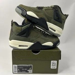 Nike Shoes Air Jordan 4 Retro GS SE Craft “Olive Green” 2024