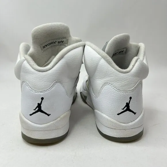 Nike Shoes Air Jordan 5 Retro BG “White Metallic” 2023
