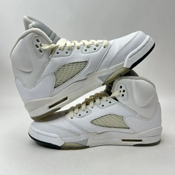 Nike Shoes Air Jordan 5 Retro BG “White Metallic” 2023