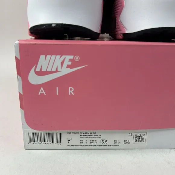 Nike Shoes Air Max 90 WMNS Retro OG “Rose Pink White” 2024