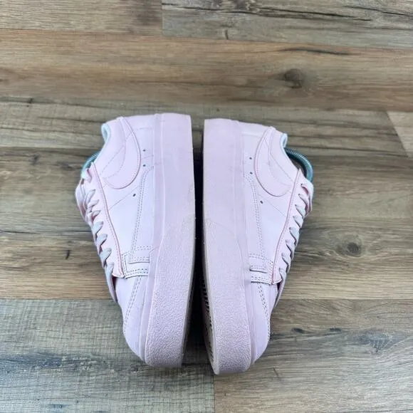 Nike Size 8.5 Women's Blazer Low Platform Sneaker Shoes Pink: DJ0292-600
