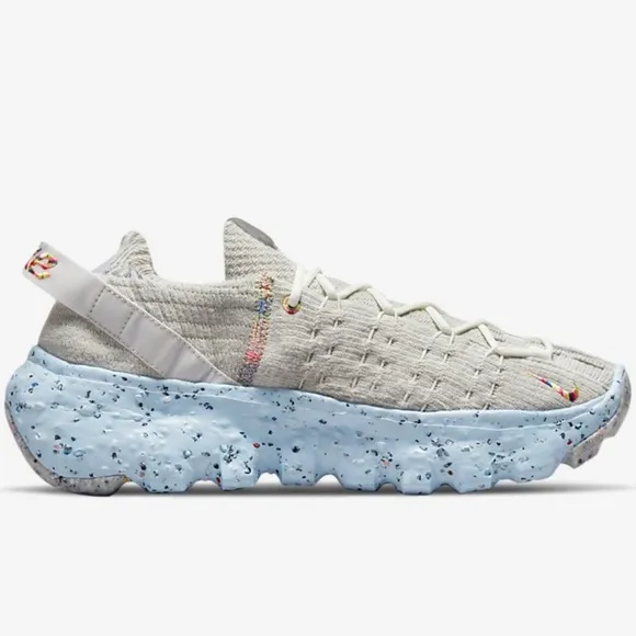 Nike Space Hippie 04 Shoes &quot;Rainbow&quot; Sneakers White Multi⭐️