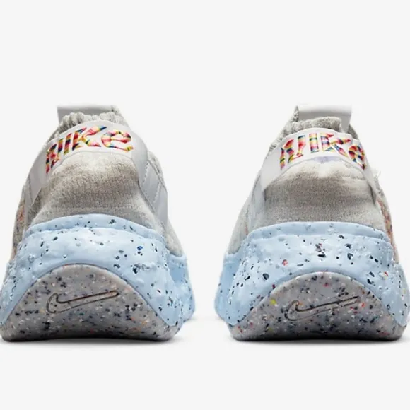 Nike Space Hippie 04 Shoes &quot;Rainbow&quot; Sneakers White Multi⭐️