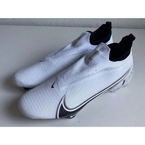 Nike Vapor Edge Elite 360 Flyknit Football Cleats White CV6282-108 Men’s Sz 14