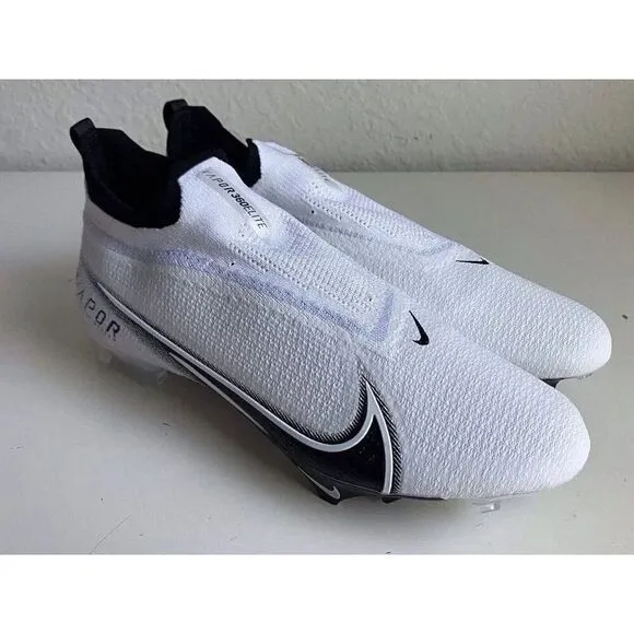 Nike Vapor Edge Elite 360 Flyknit Football Cleats White CV6282-108 Men’s Sz 14