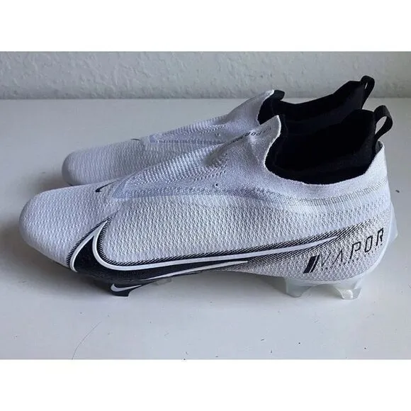 Nike Vapor Edge Elite 360 Flyknit Football Cleats White CV6282-108 Men’s Sz 14
