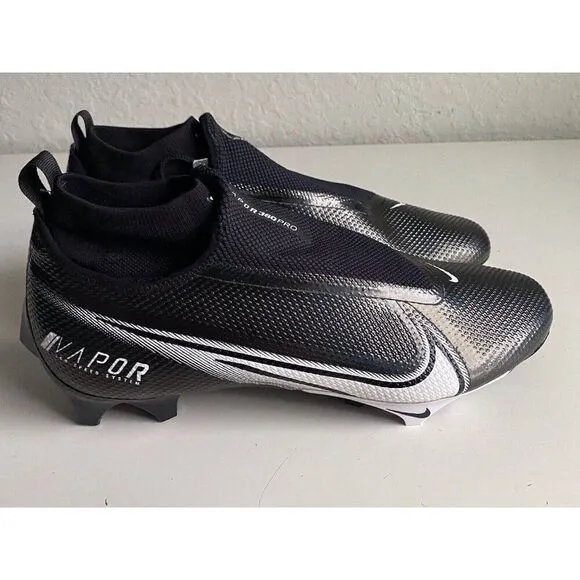 Nike Vapor Edge Pro 360 Football Cleats Black White CV6348-001 Men’s Sz 13 Wide