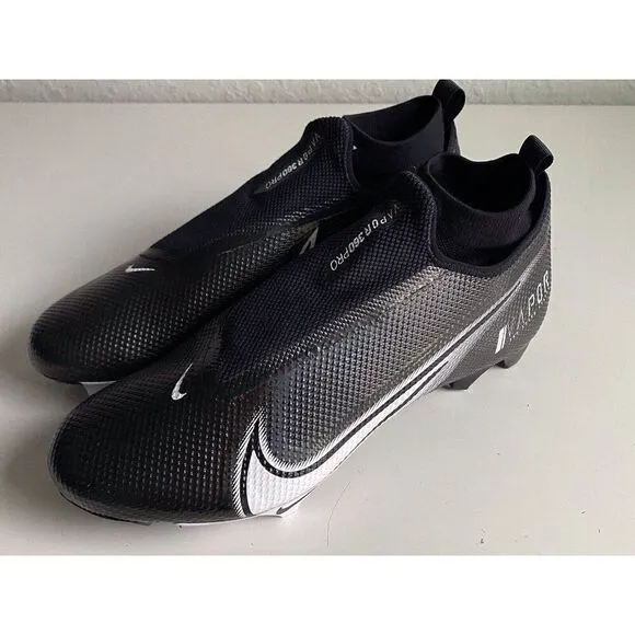 Nike Vapor Edge Pro 360 Football Cleats Black White CV6348-001 Men’s Sz 13 Wide
