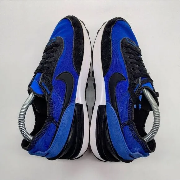 Nike Waffle One Running Sneakers Mens Size 8 Blue‎ Black White Retro Shoes