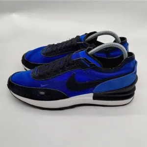 Nike Waffle One Running Sneakers Mens Size 8 Blue‎ Black White Retro Shoes