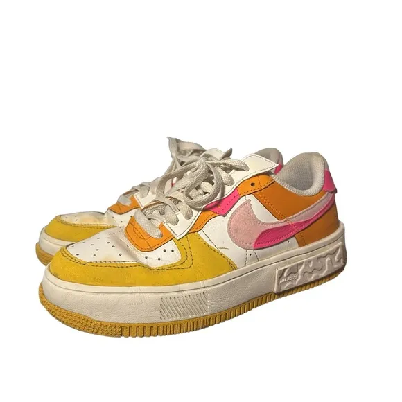 Nike Women's Air Force 1 Fontanka Summit White/Hyper Pink Size 8