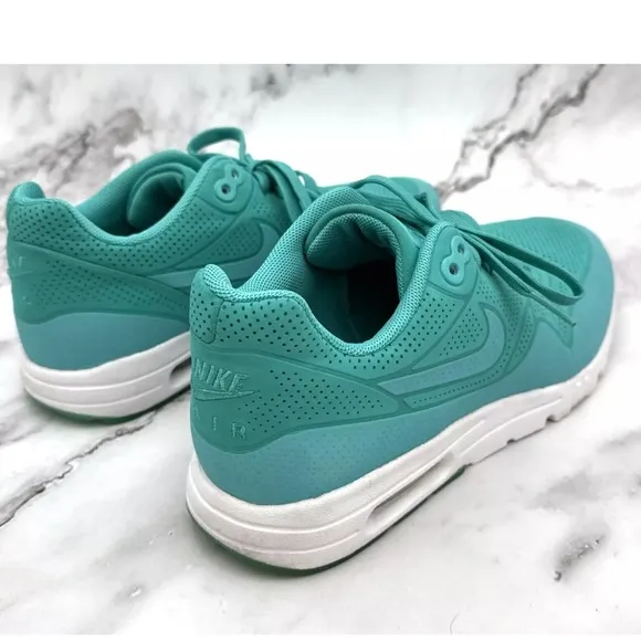 Nike Womens Air Max 1 Ultra Moire 704995-401 Teal Green Running Shoes Sneakers