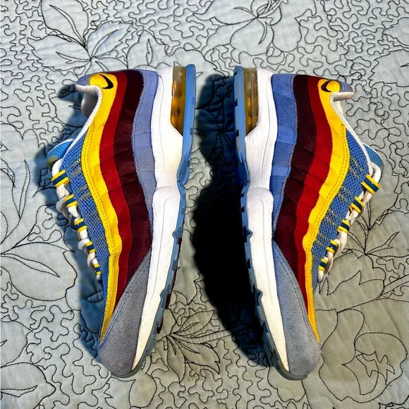 NIKE Women's Air Max 95 Zen Multicolor Atletic Shoes Sz 7