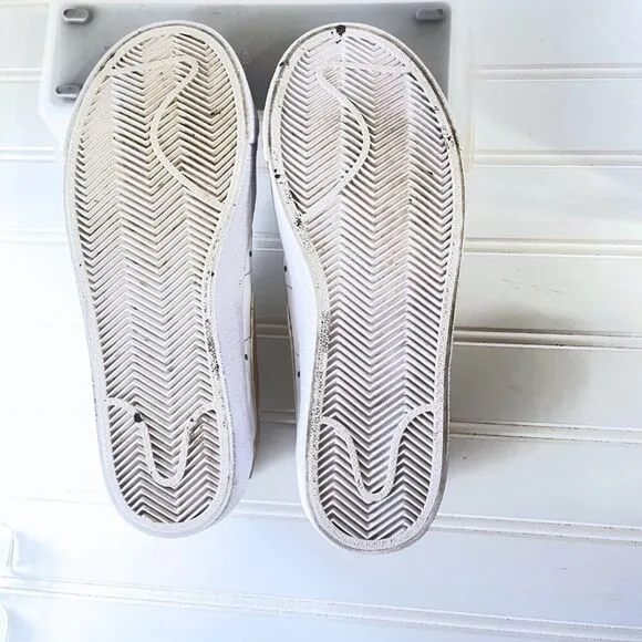Nike Women's White Blazer Low Platform Shoes Size 5.5