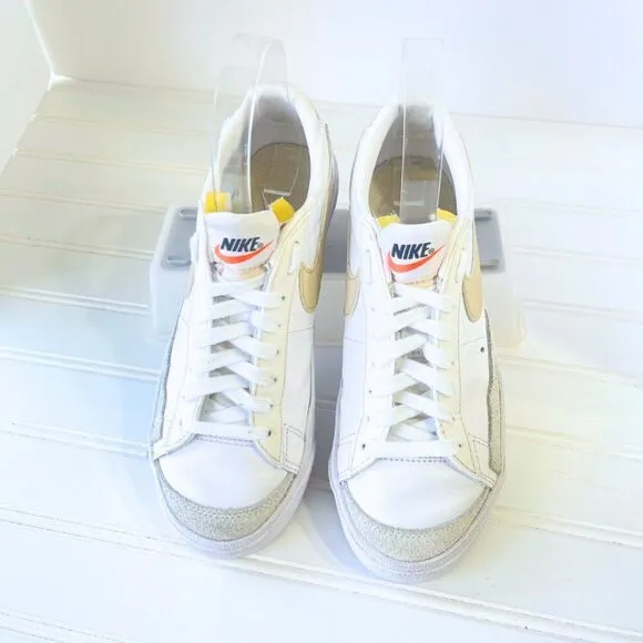 Nike Women's White Blazer Low Platform Shoes Size 5.5